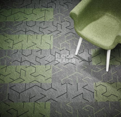 Forbo Flotex Triad planks 131003 Green фото 3 | FLOORDEALER